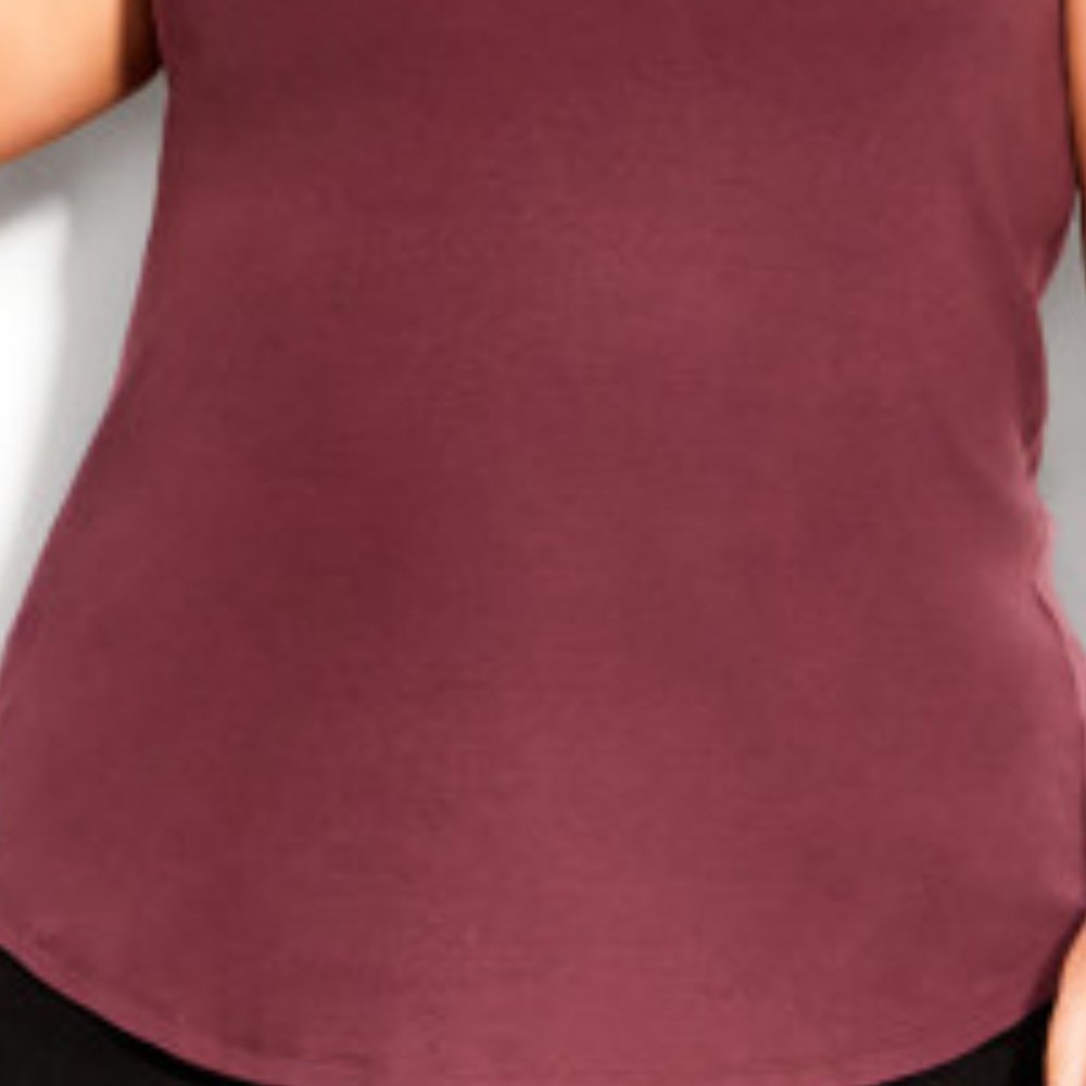 Avenue Ponte Knit pants in Gentian Plum